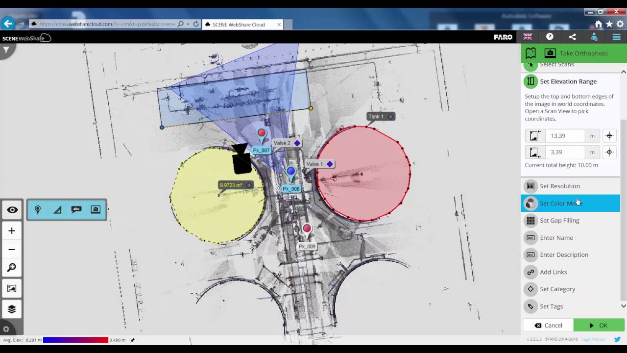 FARO Webshare Cloud v2.2 & SCENE 6 import