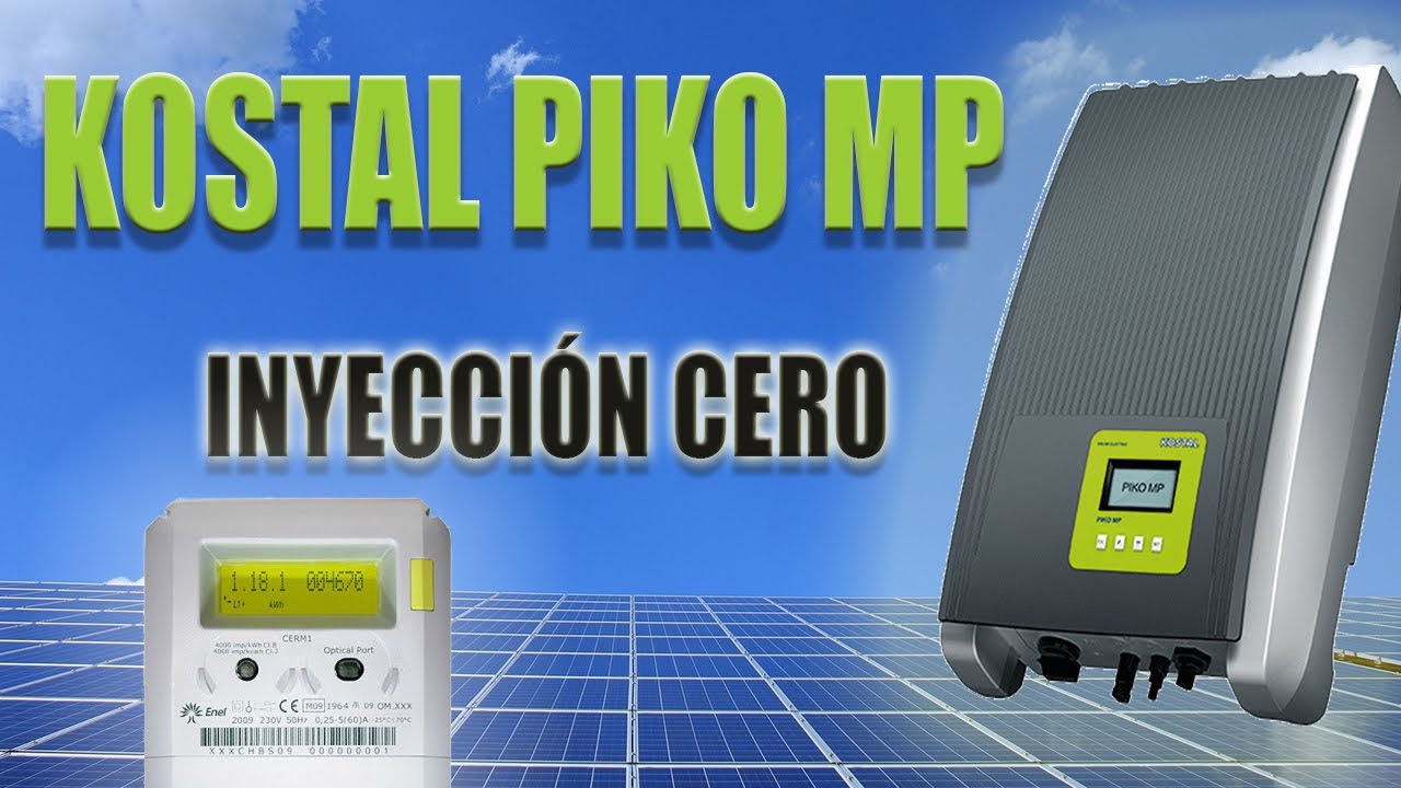 Test de Funcionamiento del Sistema de Inyección Cero en Inversor Solar KOSTAL PIKO MP