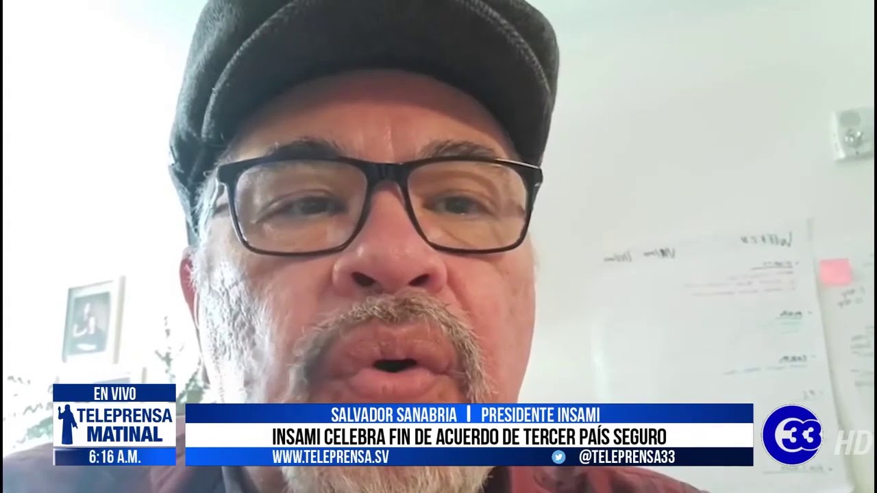 #Teleprensa33 | INSAMI celebra fin de acuerdo de tercer pa&iacute;s seguro