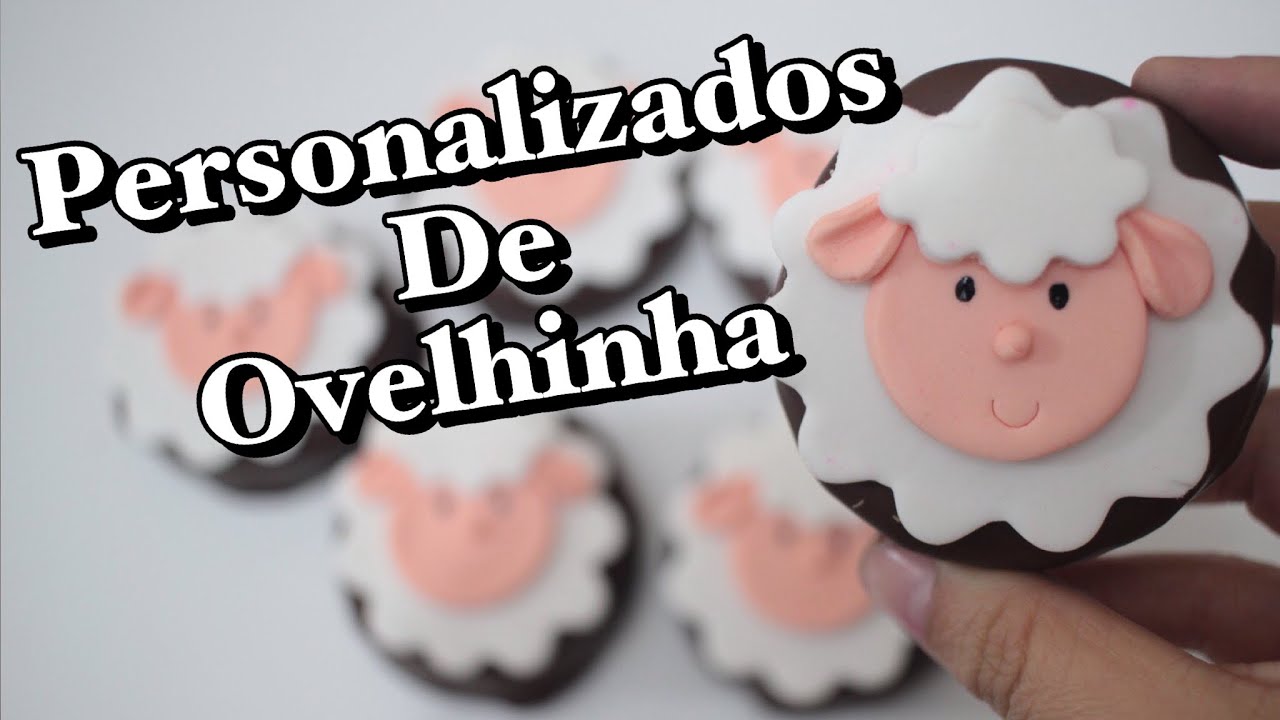 DOCES DE OVELHINHA - PERSONALIZANDO COM PASTA AMERICANA