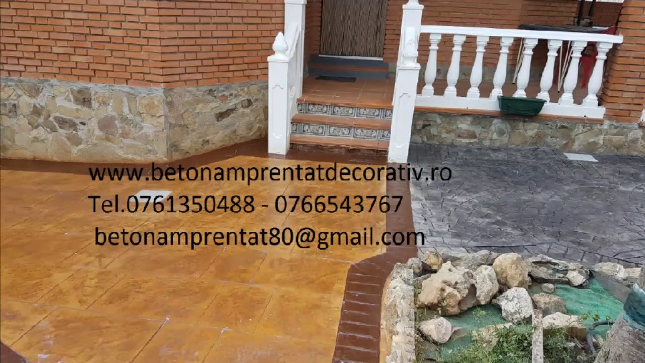 Beton Amprentat Jiul Dolj Tel.0761350488 ,0766543767