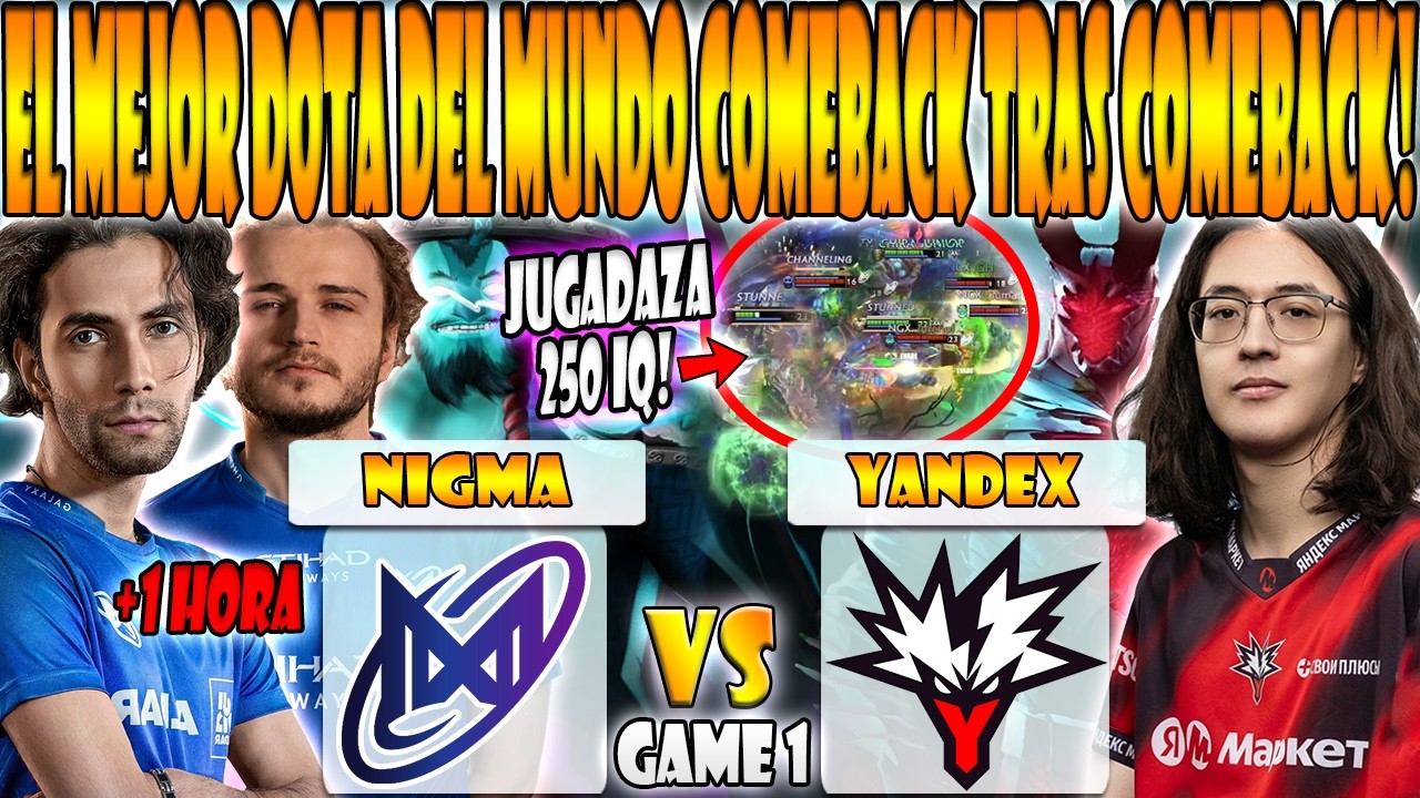 NIGMA vs YANDEX BO3[GAME 1] SUMAIL, DAVAI, LORENOF vs WATSON, CHIRA, SAKSA-THE INTERNATIONAL 15-2026