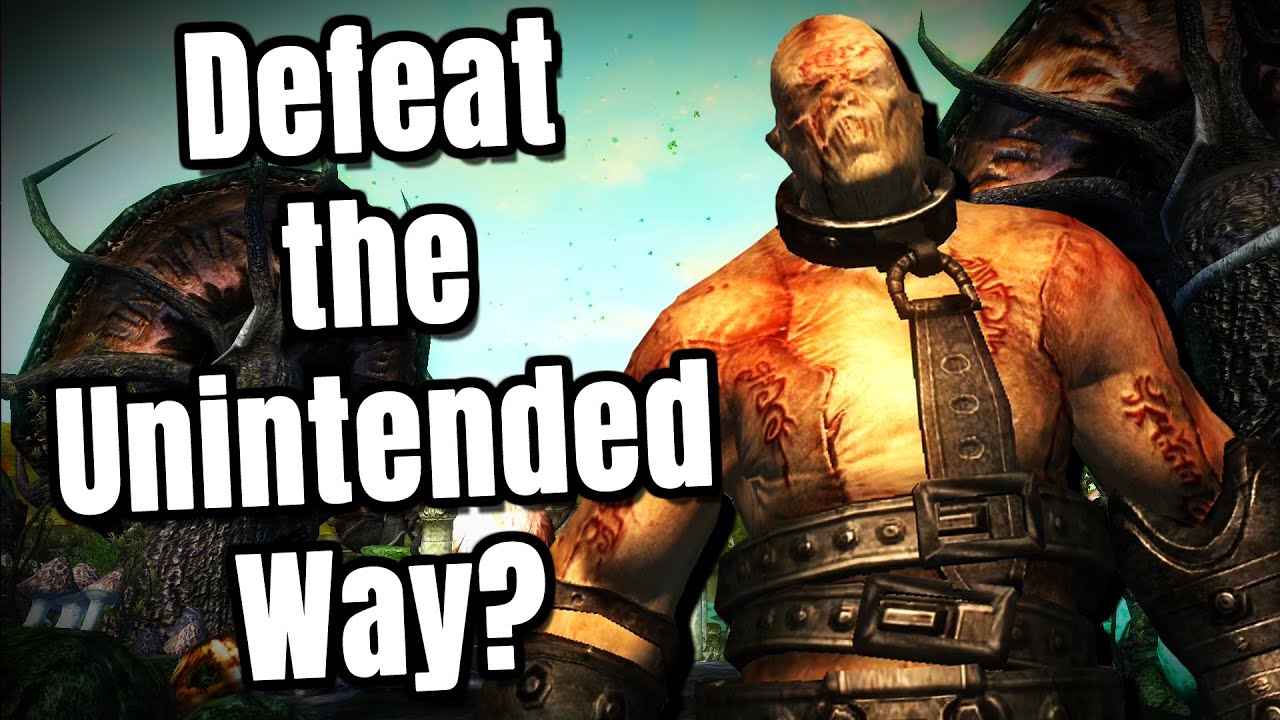 Can You Defeat Oblivion's Gatekeeper The Unintended Way?
