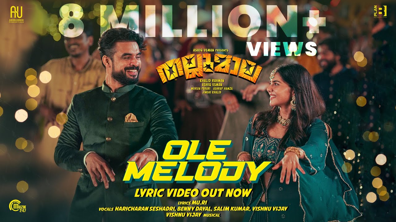 Ole Melody - Lyric Video | Thallumaala | Tovino Thomas | Khalid Rahman | Ashiq Usman | Vishnu Vijay