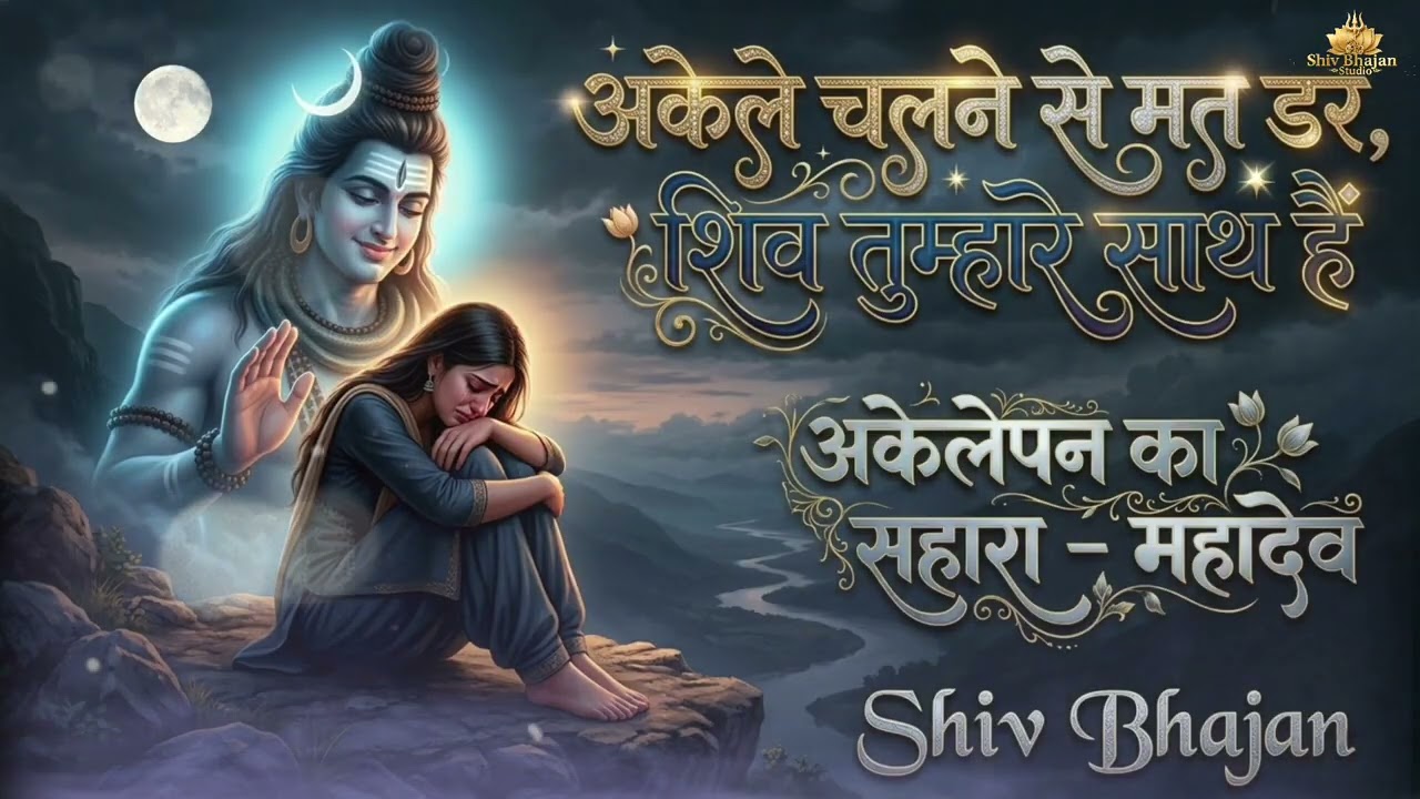 अकेले चलने से मत डर, शिव तुम्हारे साथ हैं 🔱 | Powerful Shiv Bhajan | Mahadev Bhakti Song 2026