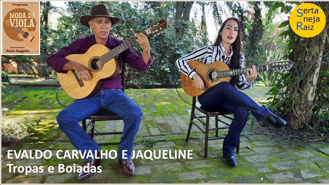 Tropas e Boiadas (Evaldo Carvalho e Jaqueline) Sertaneja Raiz (José Angelo)
