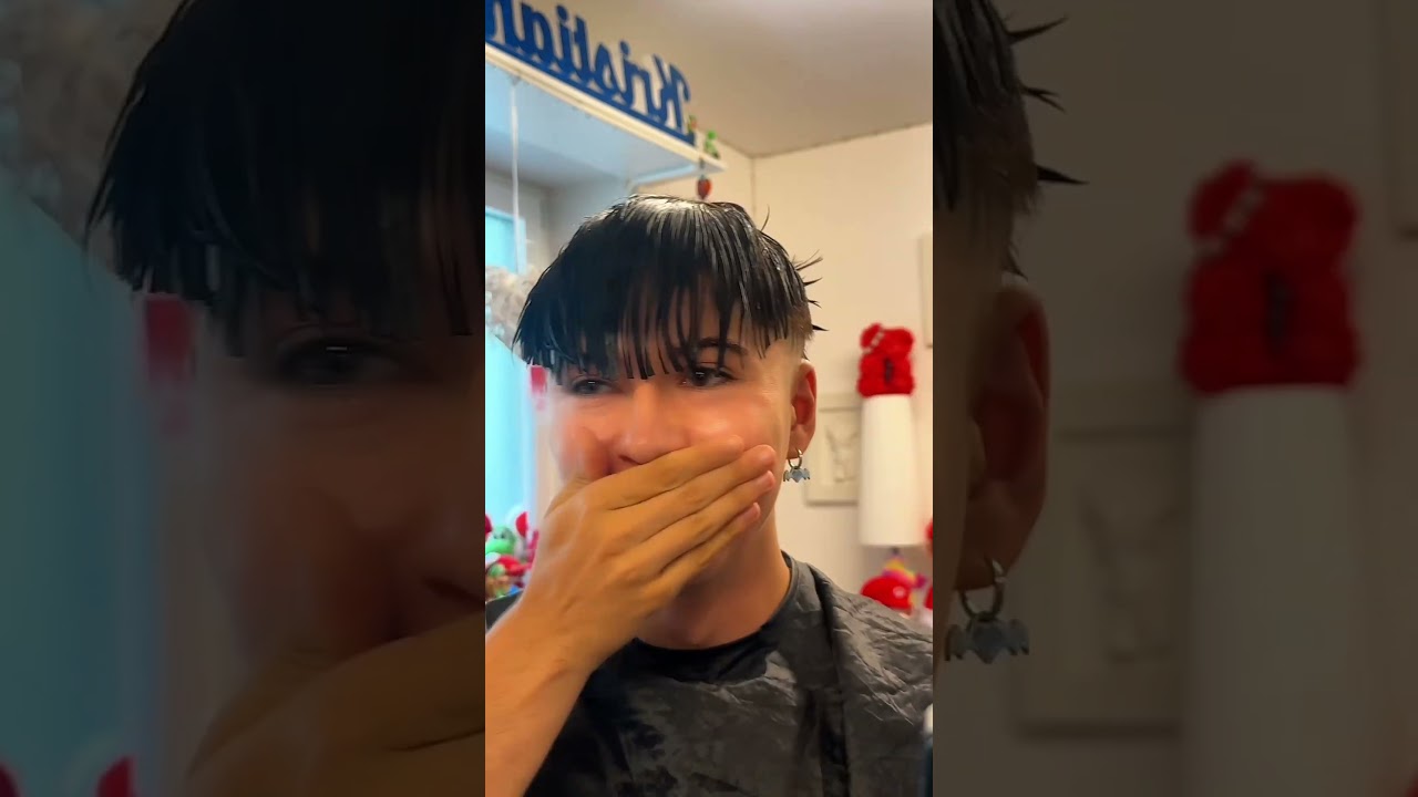 new haircut😳💇‍♂️