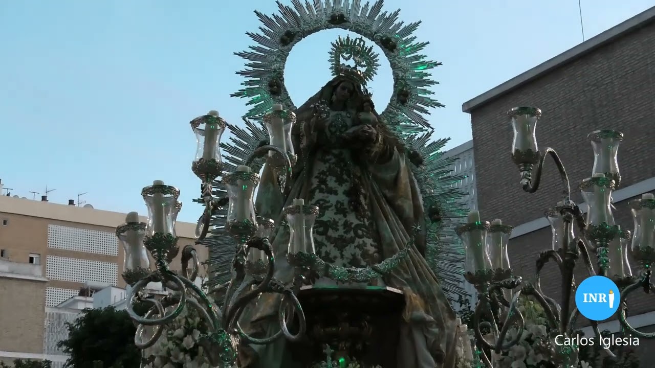 Virgen de la Salud del Sol por las calles de Nervión. Glorias 2025