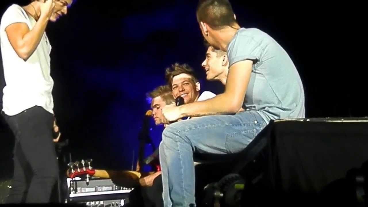Niall's speech @ Take Me Home Tour Cardiff FRONT ROW 2/3/13