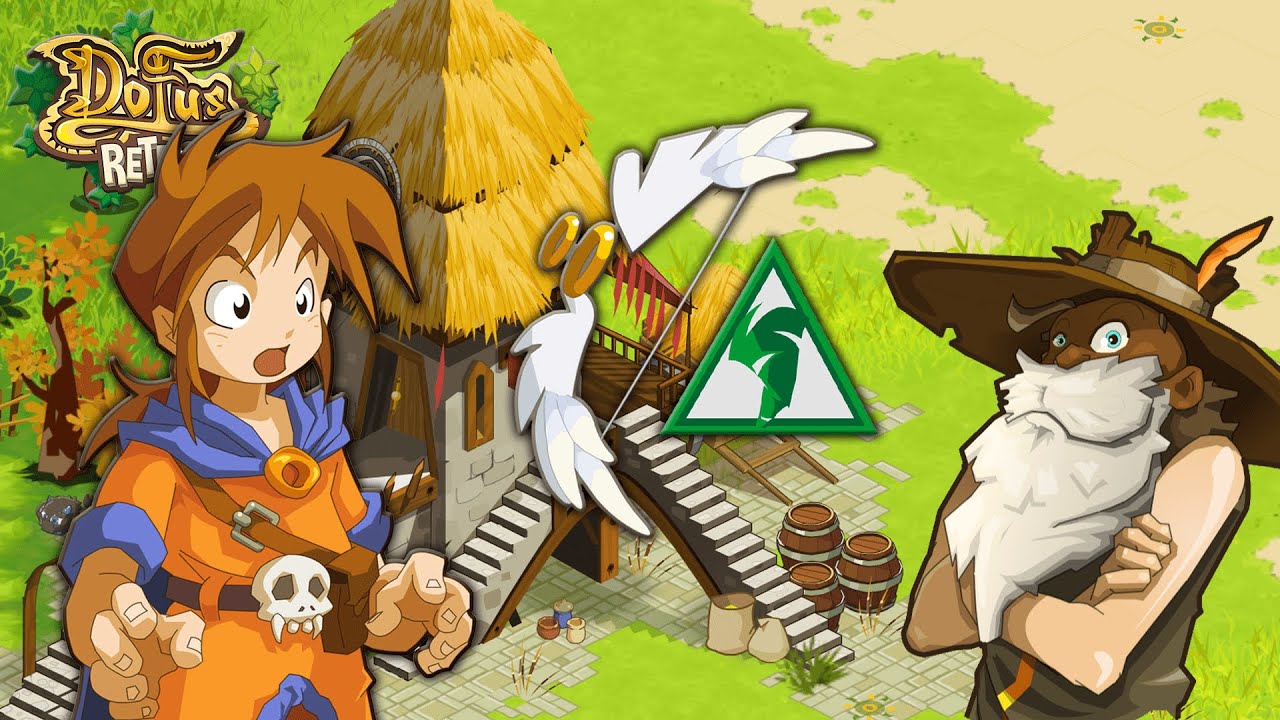 Un Enutrof en Arc Adie air et un Feca qui tient contre une anti classe - PVP Dofus Retro Beta