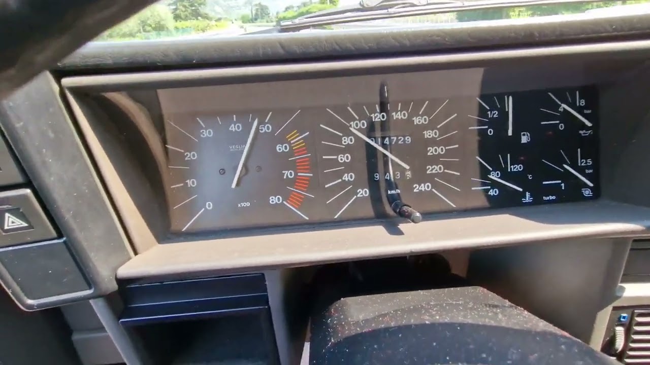 Alfa 75 Turbo 1986 scalata, bang, 2a 3a turbo boost accelerazione