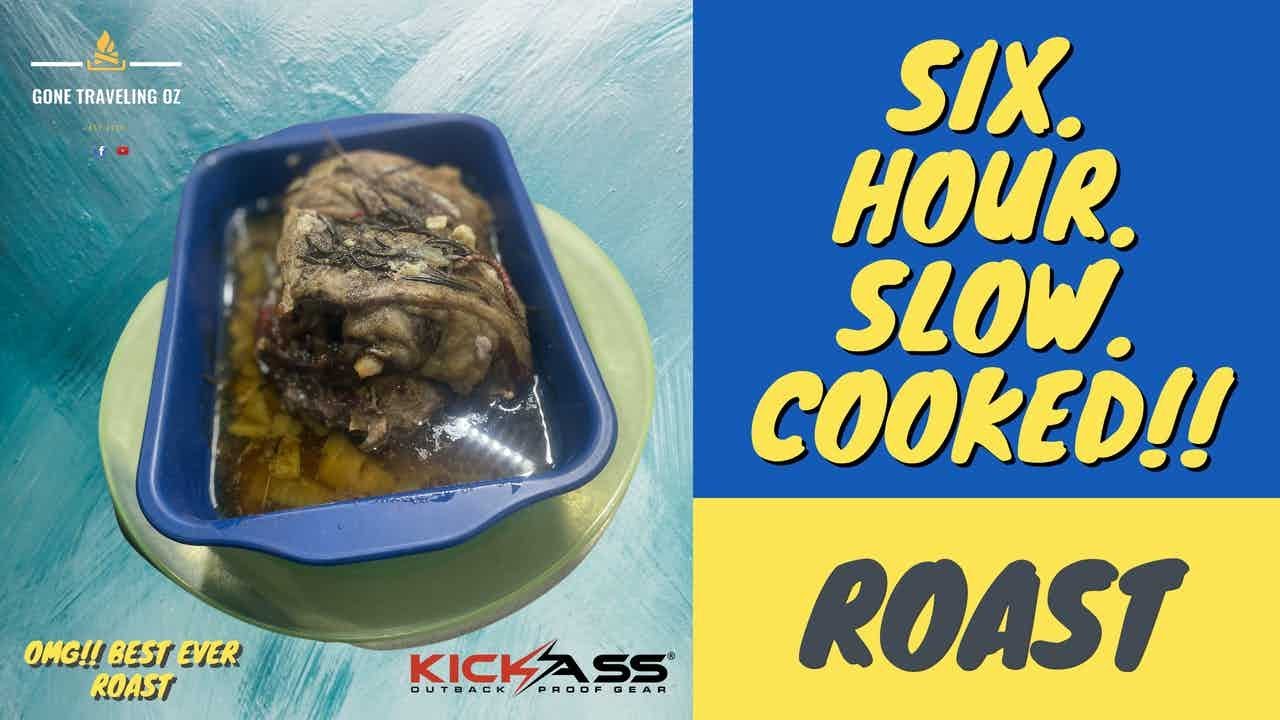 SLOW Cooked Roast in the KickAss Travel Oven OMG!!!!
