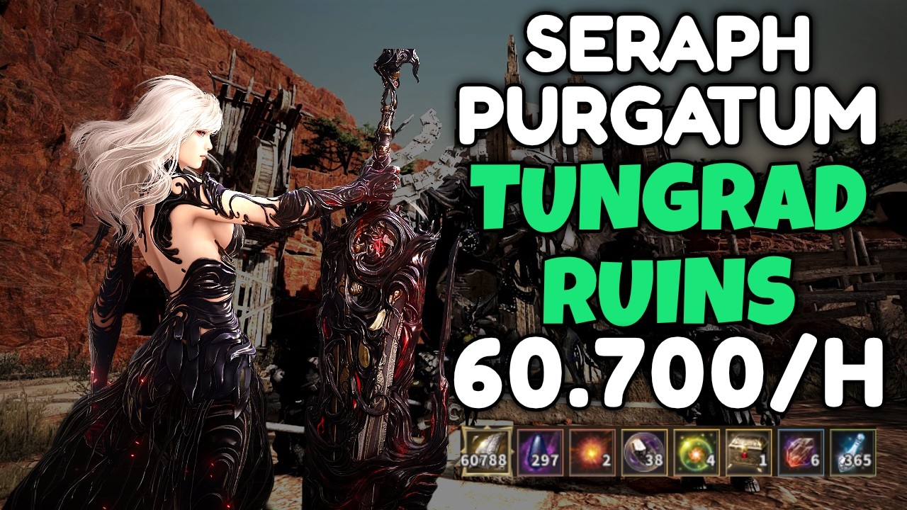 BDO | Seraph Purgatum - Tungrad Ruins (60788 Trash/h) LvL 2 + Agris | 6 Birds
