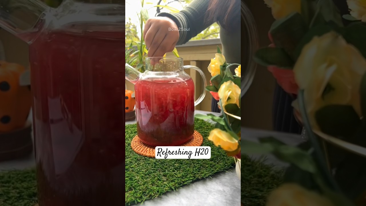 Refreshing H2O - Perfect Drink for Summers | Healthy Chia Water for Summer
