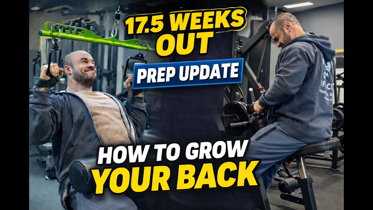 17.5 WEEKS OUT / HOW TO GROW YOUR BACK / PREP UPDATE