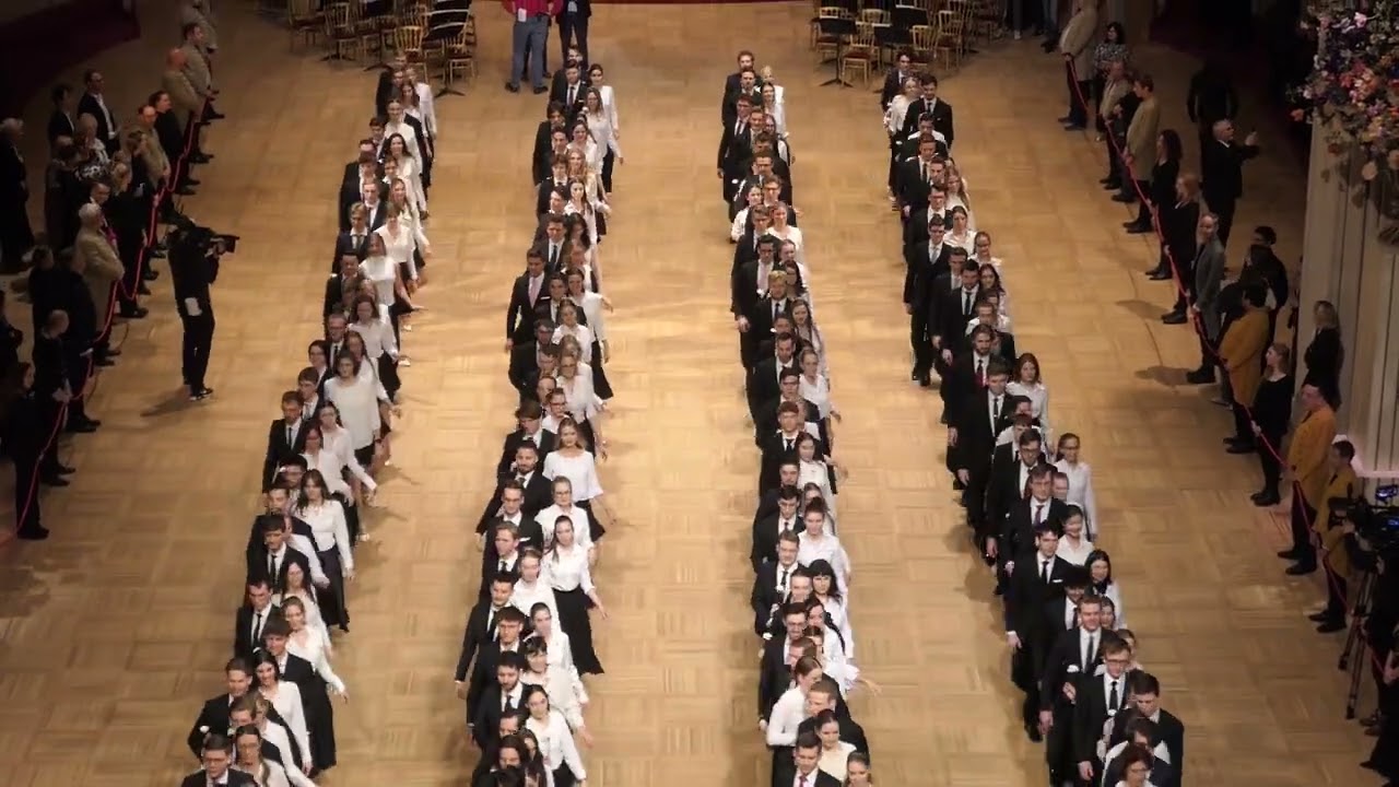 Generalprobe zum Wiener Opernball 2025, Baller&ouml;ffnung I
