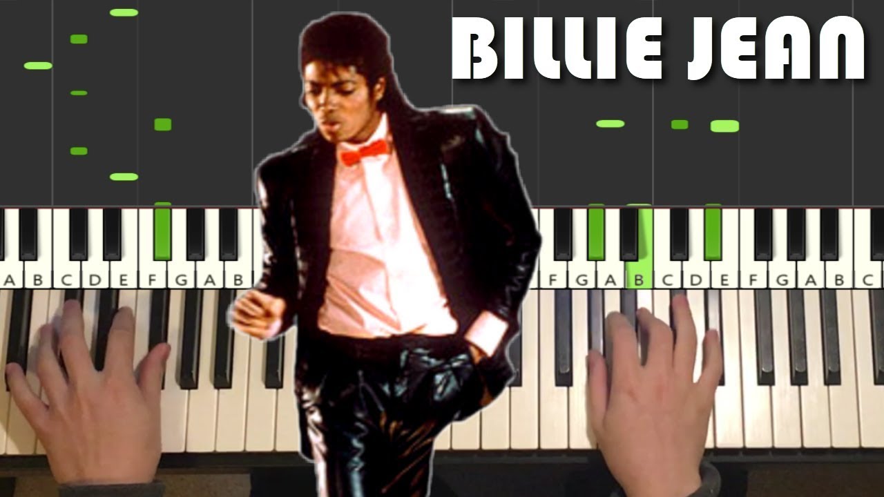 Michael Jackson - Billie Jean (Piano Tutorial Lesson)
