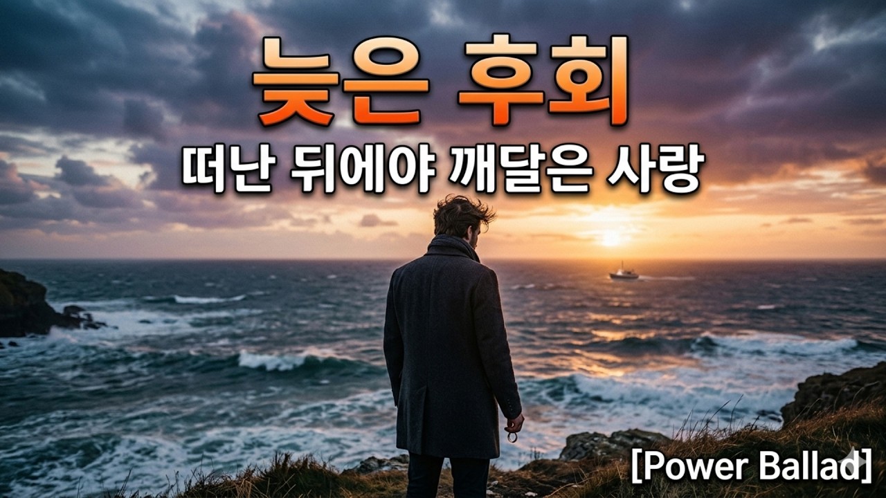 675.늦은 후회 [가사/Lyrics]💔 떠난 뒤에야 깨달은 사랑 [Power Ballad]