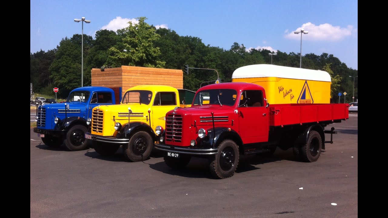 Borgward LKW Oldtimer  Treffen Nidda  Juni 2015