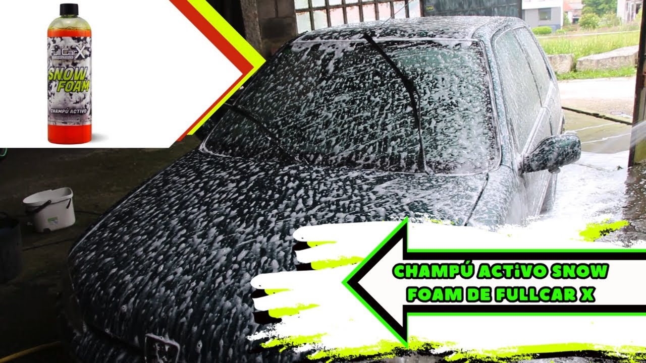 ✨ ¡ESPUMA PERFECTA! | Probando el Champú Activo Snow Foam de FullCarX (Dani Detail)
