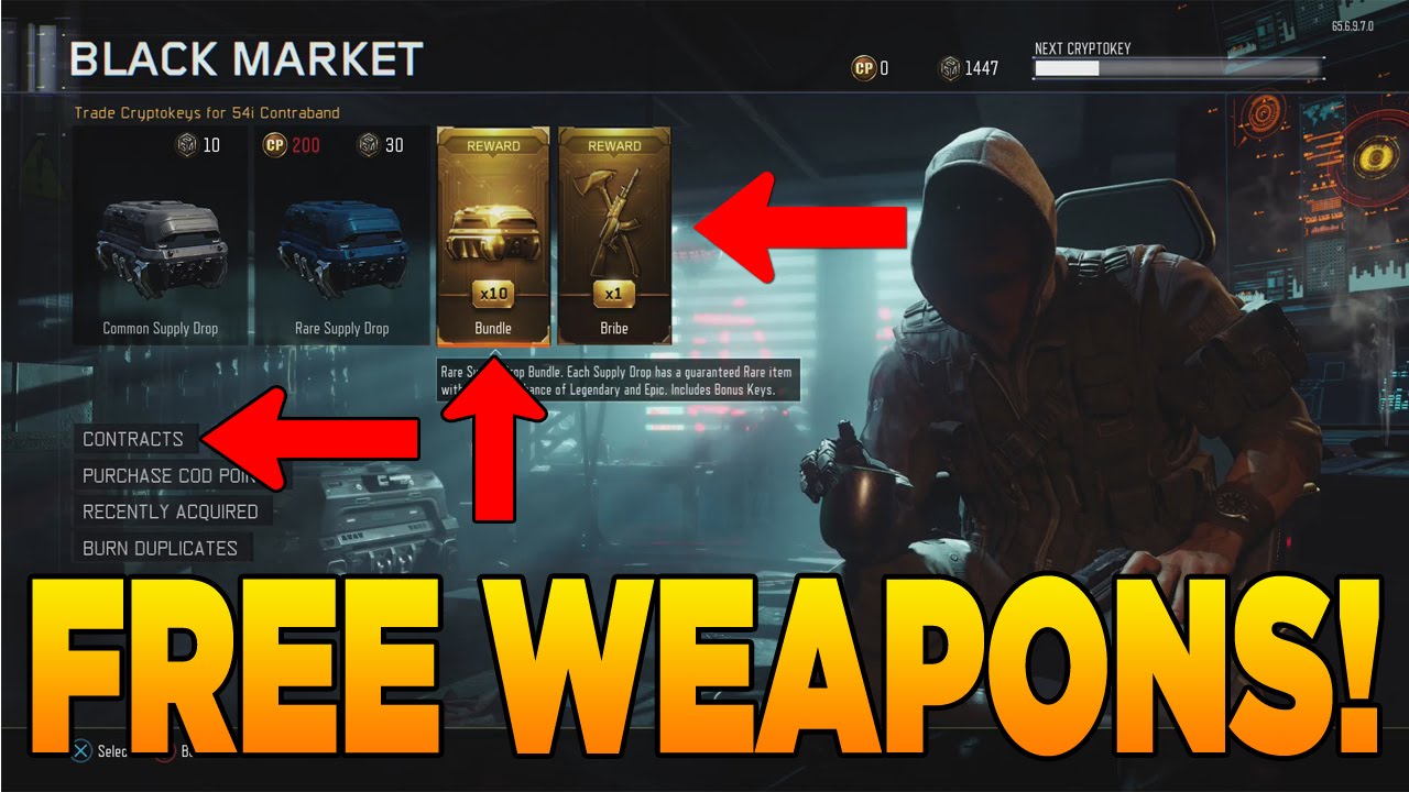 FREE Weapons!! Weapon Bribes and Contracts (Updated Black Market)