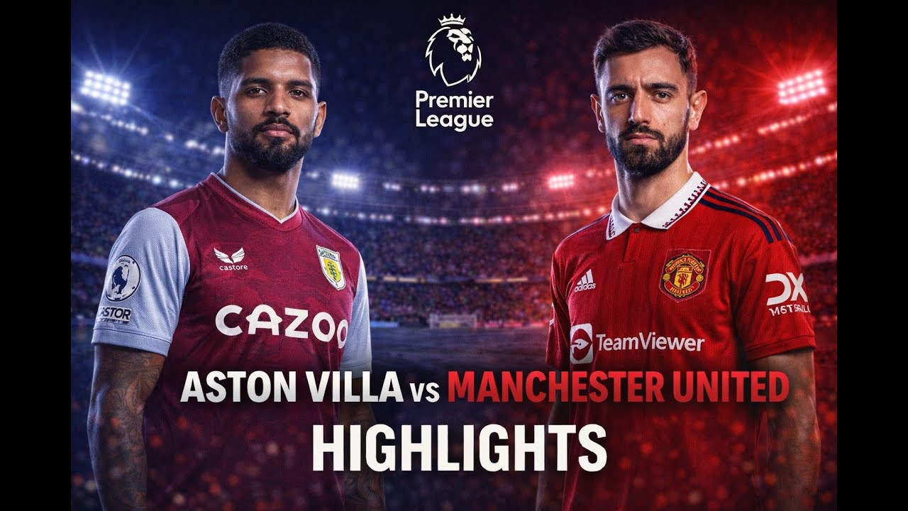 Aston Villa vs Manchester United | Premier League Highlights 2025🔥⚽️