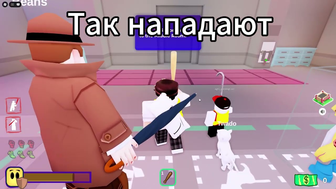 Первое видео!!!Играем в Break in 2