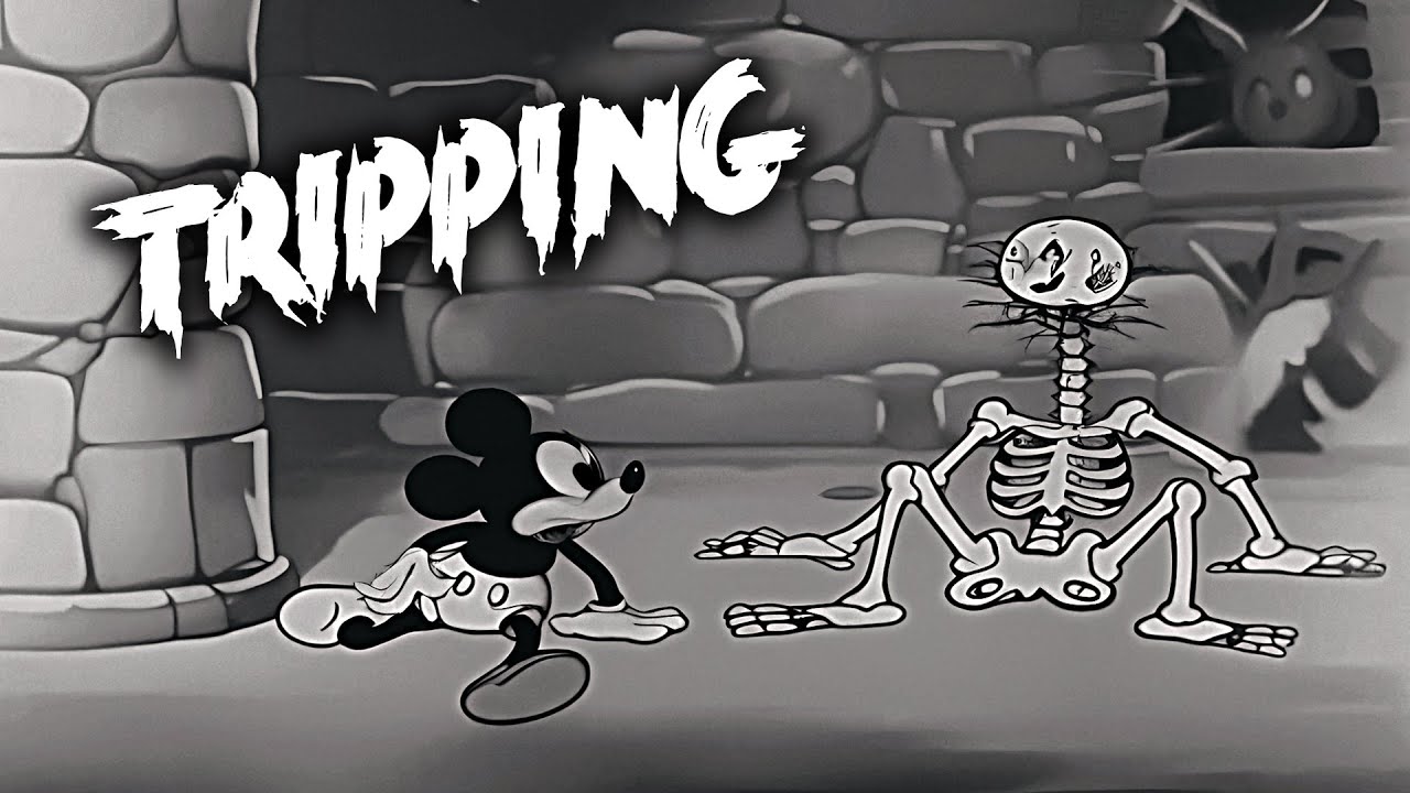 Art of Minimal Techno Cartoon Tripping 2024 Микки в городе-призраке by RTTWLR