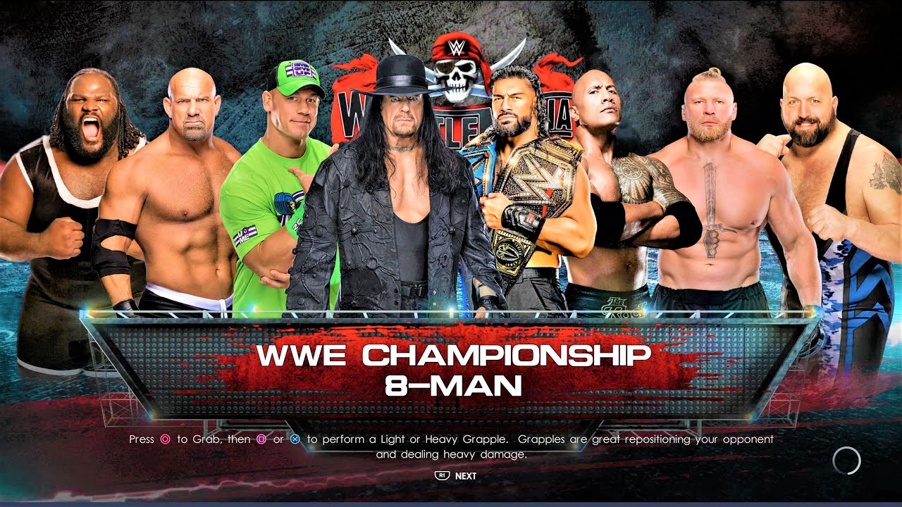 8-Man ELIMINATION Championship Match Gameplay #12 | WWE 2K22 | 4K