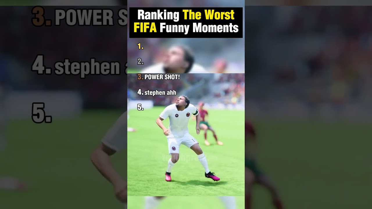 Рейтинг самых смешных моментов в FIFA #fifa #eagames #football #shorts