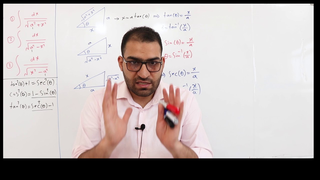 التكامل باستخدام التحويلات المثلثية (Trigonometric Transformation):الجزء الاول