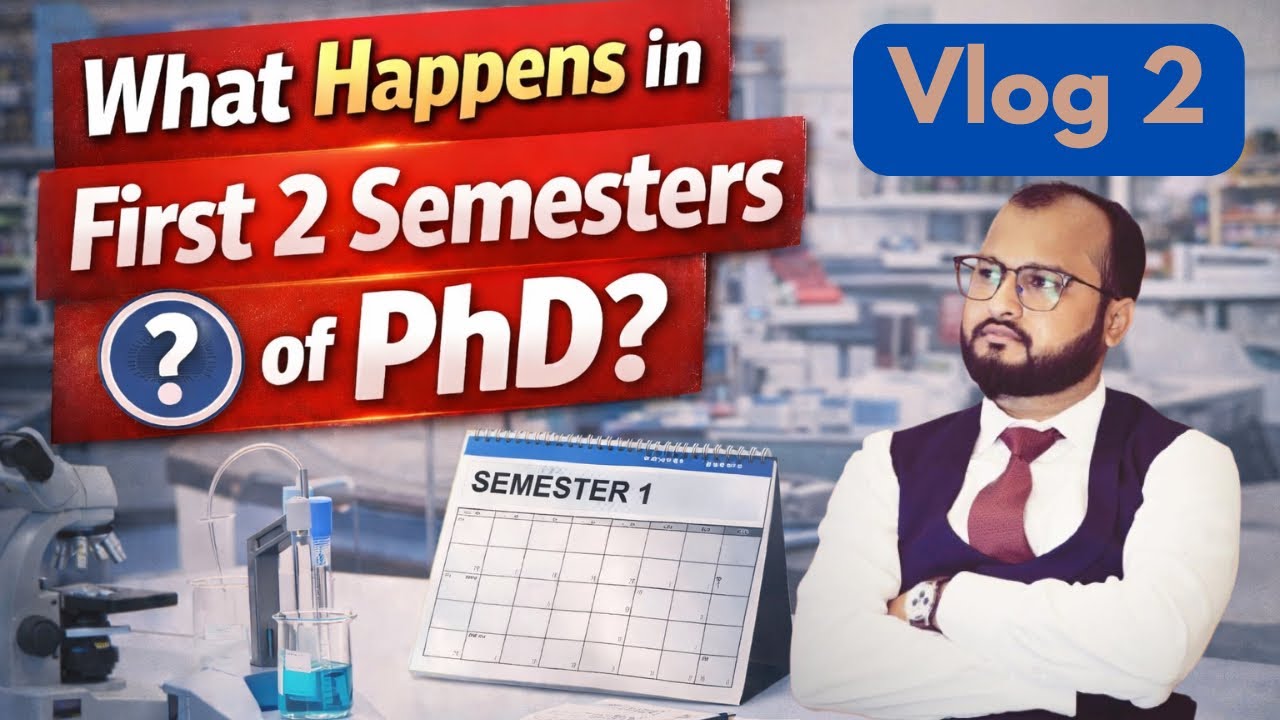 What Happens in First 2 Semesters of PhD || PhD Journey Vlog || dAd Sir