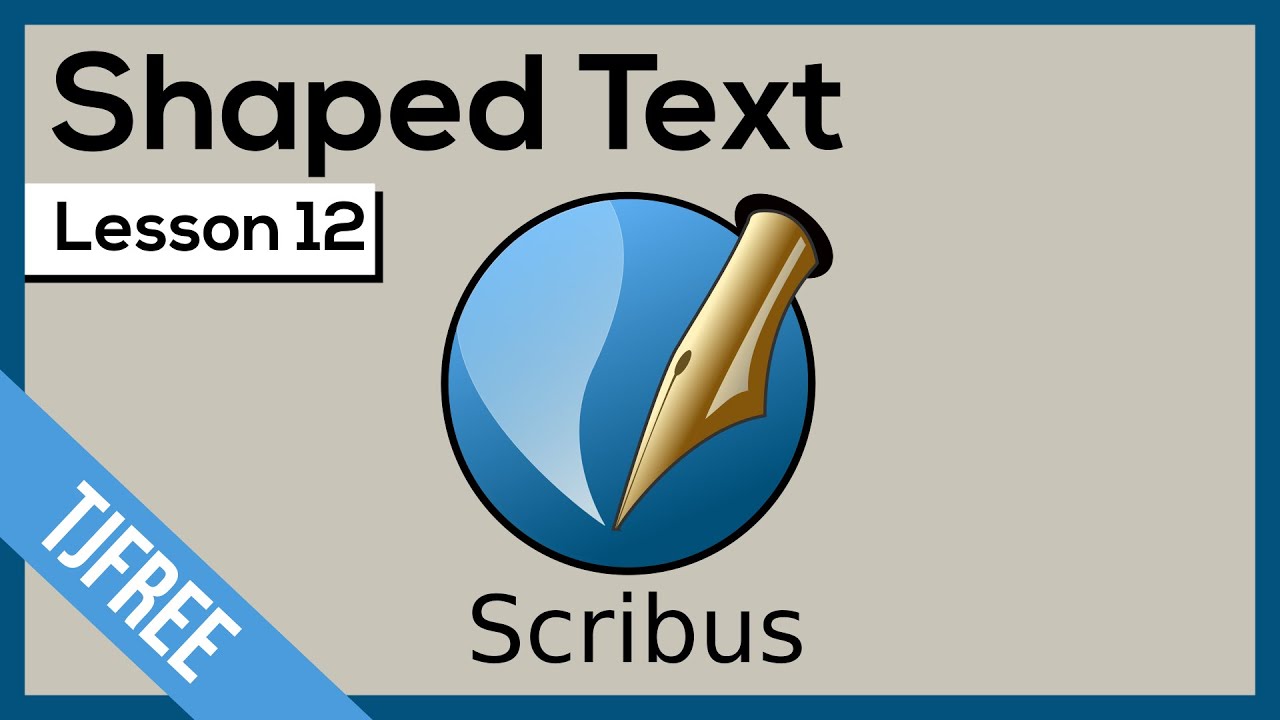 Scribus Lesson 12 - Shaped Text Frames