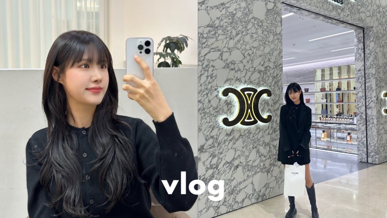 vlog 나의 첫 명품가방 셀린느👜 (ft.언니 사랑애..)