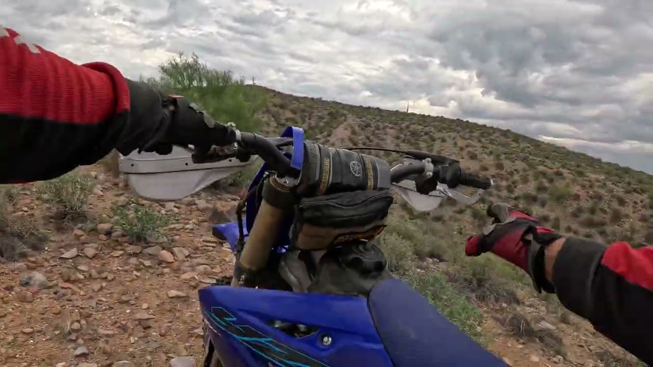 Rolling hills OHV AZ: trails in the sand by Peter Dragging 