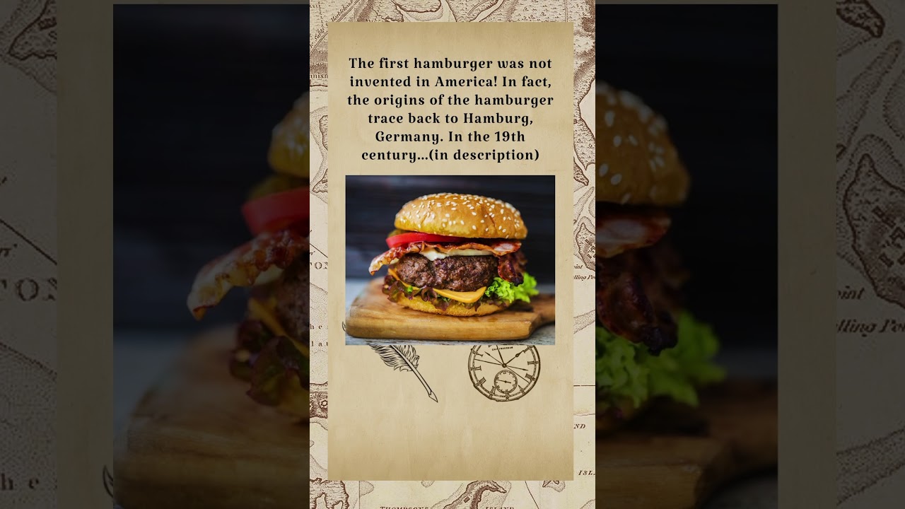 the first hamburger