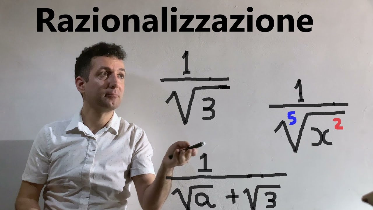 Razionalizzazione di un radicale . Razionalizzare un'espressione radicale .Esercizi