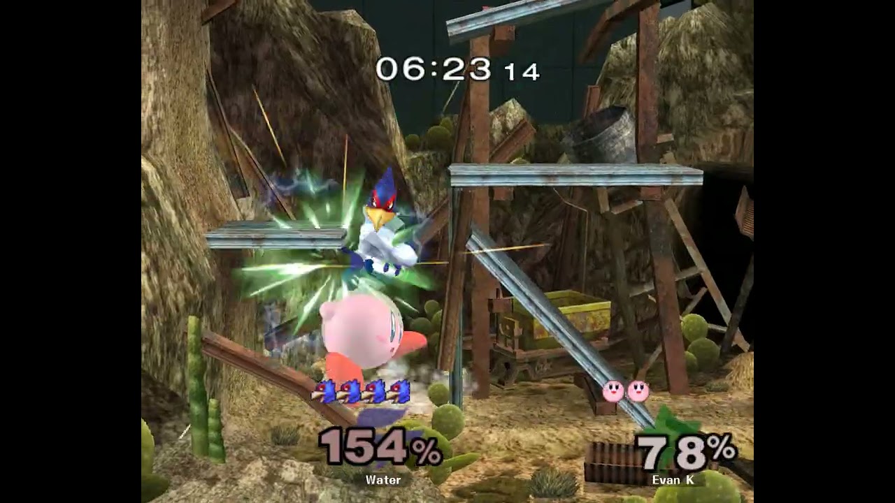 Januaerials Melee Singles LR1 – Water ⟮Falco⟯ vs Evan K ⟮Marth, Kirby⟯ Melee Singles LR1 – Water ⟮Fa