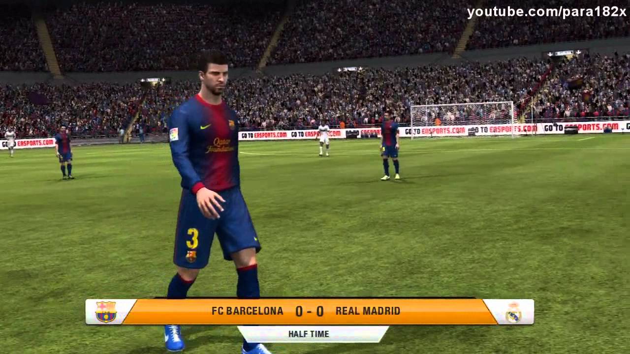 FIFA 13: FC Barcelona vs Real Madrid (Full Game)