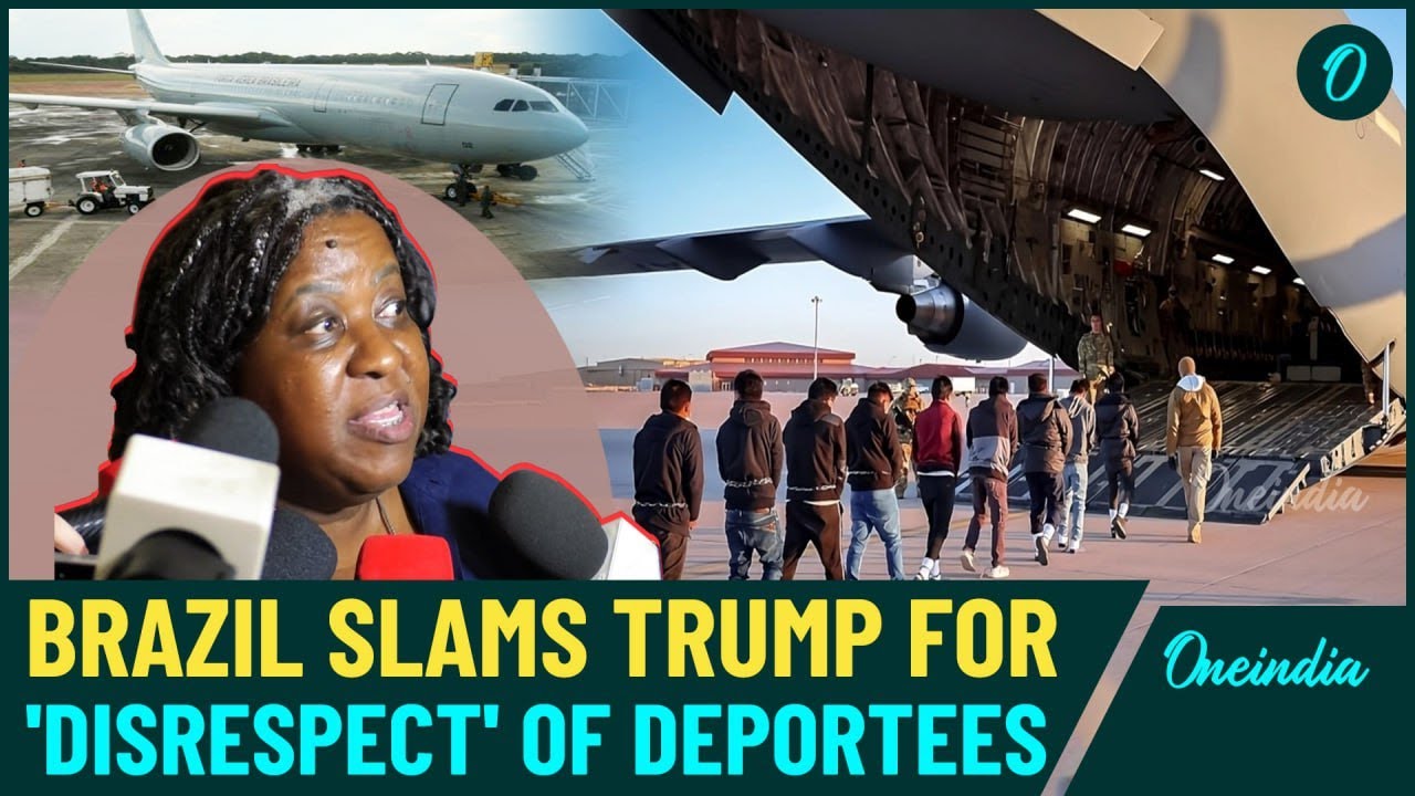 Brazil demands explanation for 'Blatant Disrespect' - Deported Immigrants land in Handcuffs from U.S