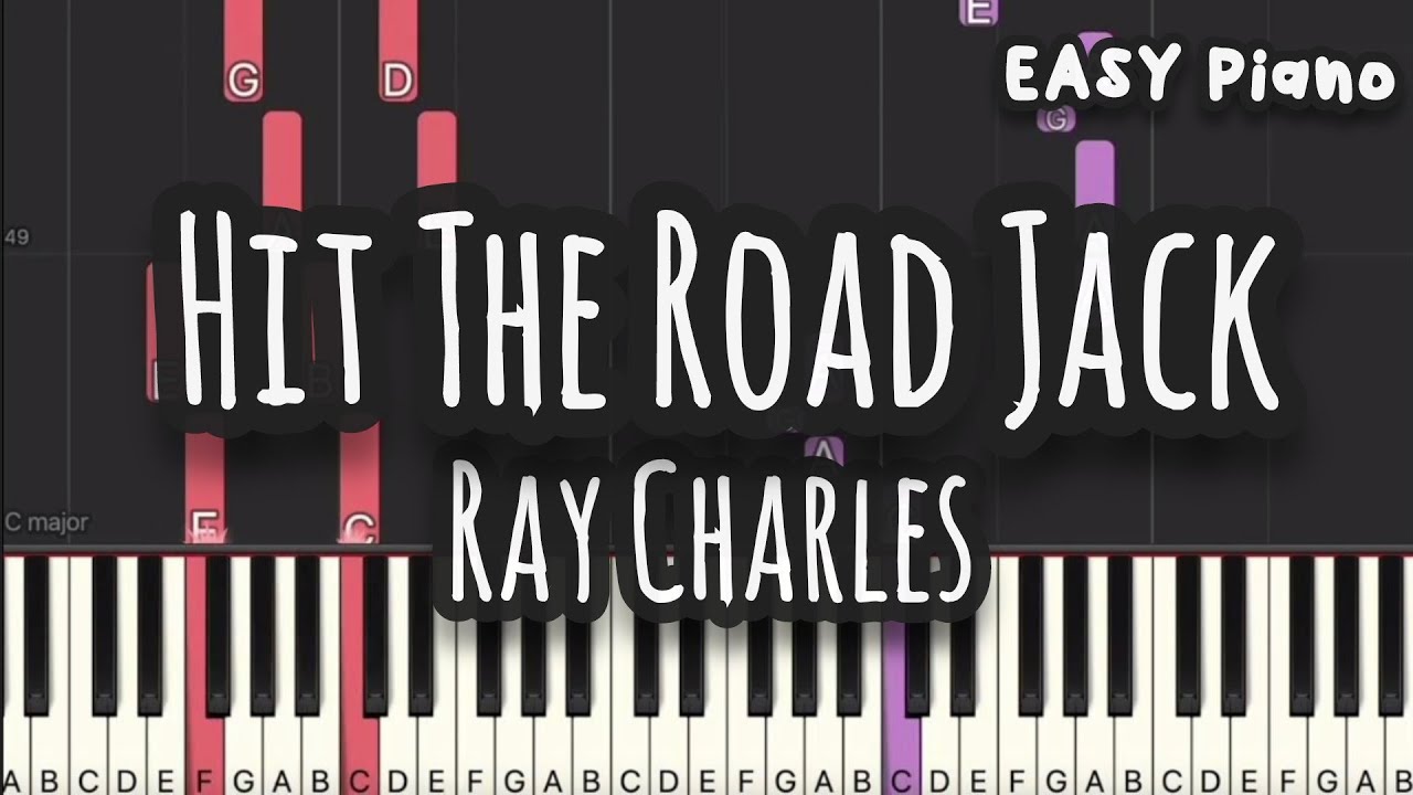 Ray Charles - Hit The Road Jack (Easy Piano, Piano Tutorial) Sheet