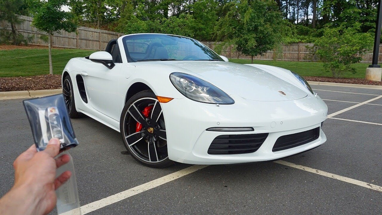 2019 Porsche 718 Boxter S: Start Up, Exhaust Walkaround and Review