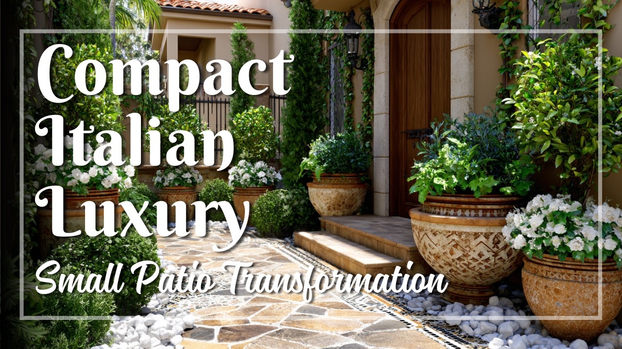 Italian Garden Ideas for Compact Patios 🌼 Bring Timeless Opulence to Limited Areas