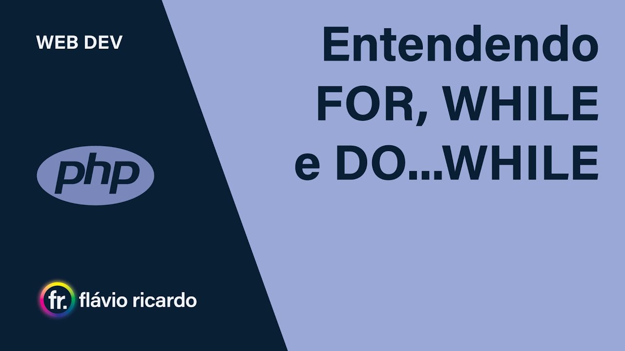 PHP com Banco de Dados - Aula 004 - Estruturas de Repetição (FOR, WHILE, DO...WHILE)