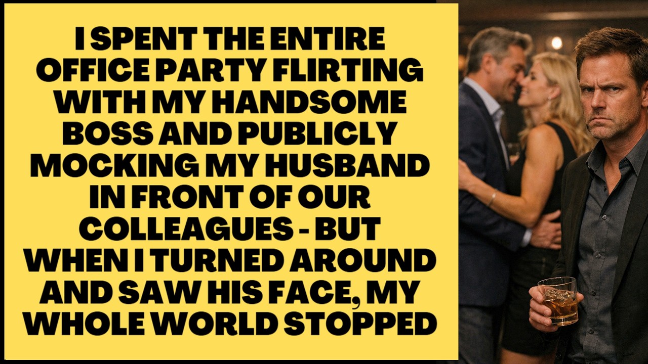 At the Office Party, I Insulted My Husband While Flirting With My Boss — But His Terrifying Reaction