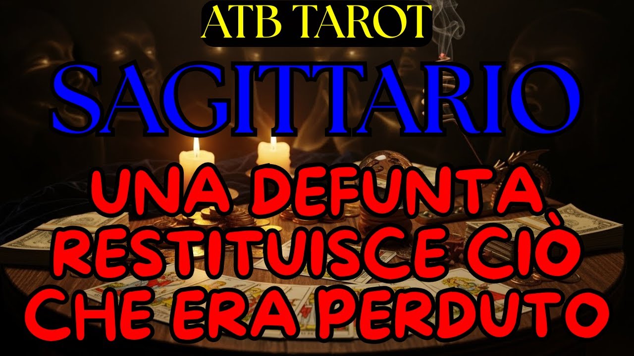 SAGITTARIO: un tradimento che fa male, del denaro entra nel tuo conto bancario e avrai un infarto