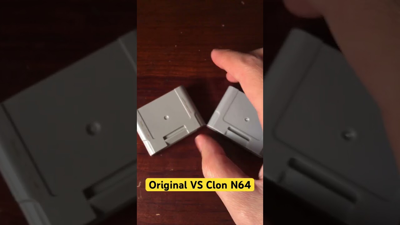 Diferencias entre Controller Pak &ldquo;Original vs Clon&rdquo; N64 #shorts
