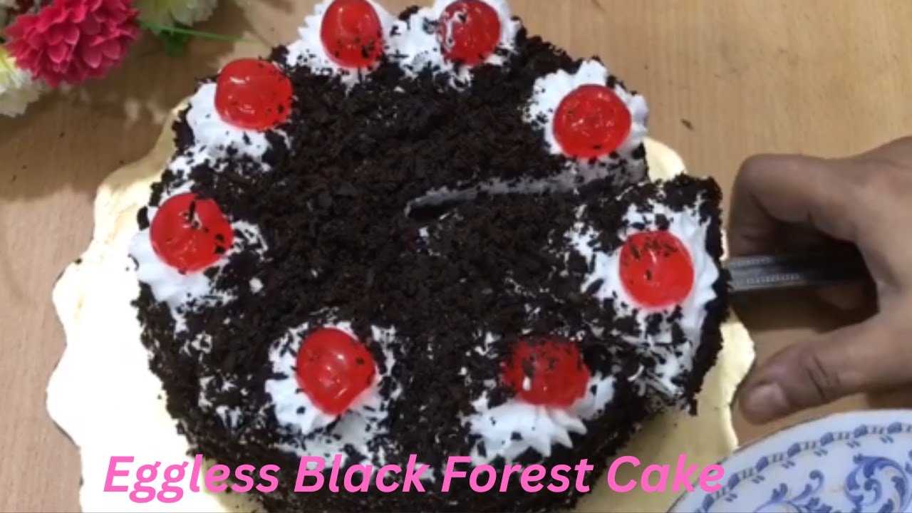 Eggless Black Forest ।।ফরেস্ট কেক