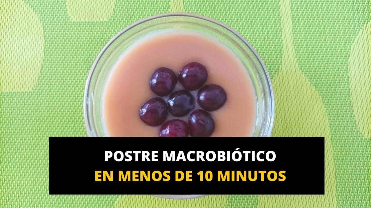 Postre en menos de 10 minutos