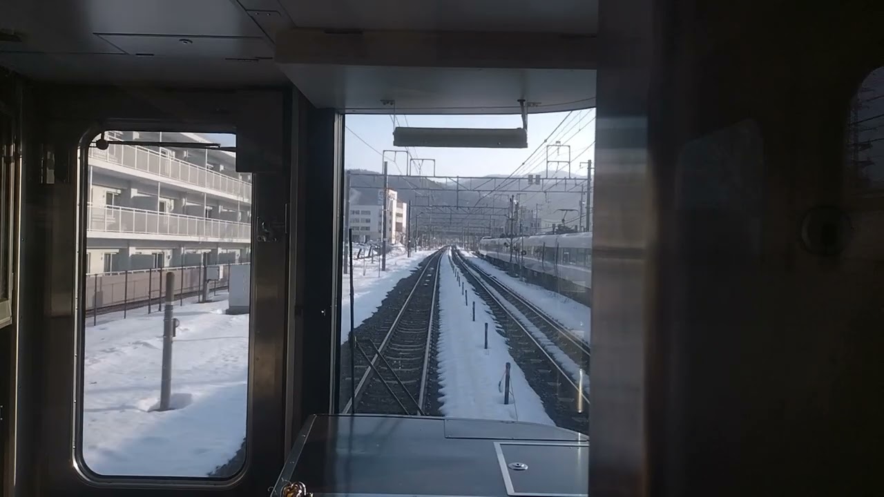 ハピラインふくい 快速列車 敦賀出発から北陸トンネルまで